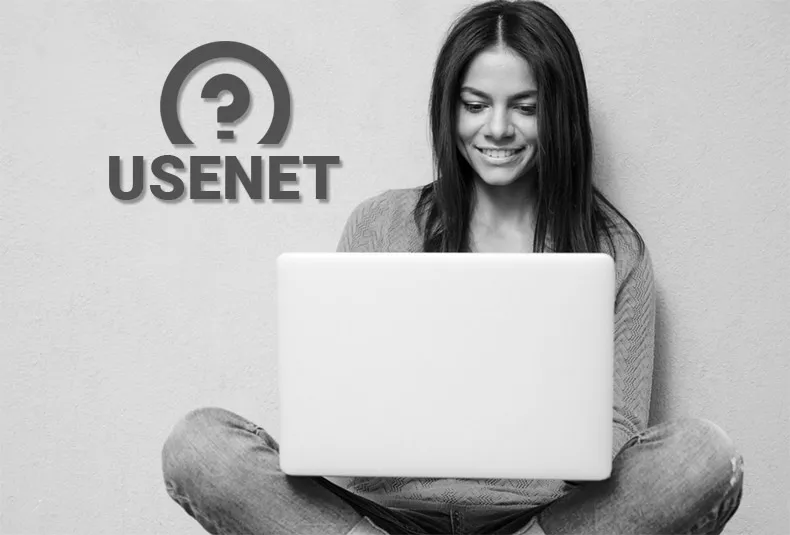 Was ist Usenet – Frau am Laptop